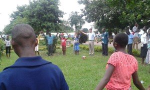  Members of Makrosec 4-H Club solving problems together through activities